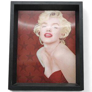 Marilyn Monroe-Stars 8x10 3D Shadowbox Wall Art With Black Frame